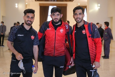بازیکنان پرسپولیس در راه گوا - فرودگاه امام خمینی (ره)