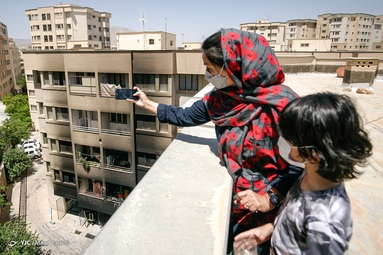 خسارت آتش سوزی در مجتمع مسکونی - شیراز