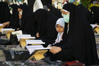 مراسم جزخوانی قرآن کریم درماه مبارک رمضان - گلزار شهدای کرمان