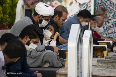 مراسم جزخوانی قرآن کریم درماه مبارک رمضان - گلزار شهدای کرمان