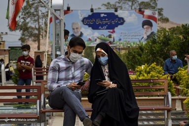 مراسم جزخوانی قرآن کریم درماه مبارک رمضان - گلزار شهدای کرمان