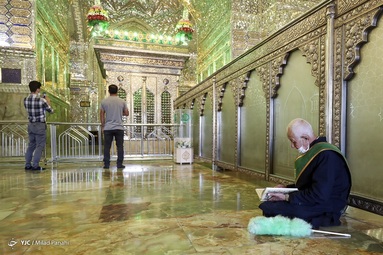 مراسم جزخوانی قرآن کریم در ماه مبارک رمضان - شیراز