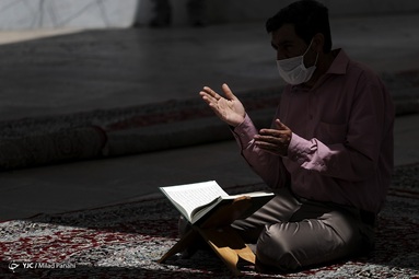 مراسم جزخوانی قرآن کریم در ماه مبارک رمضان - شیراز