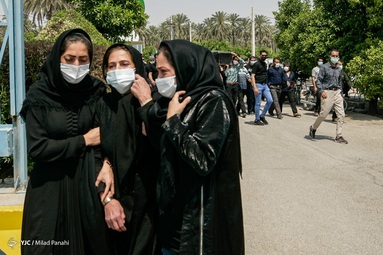 تشییع و تدفین پیکر بازیگر سینما و خبرنگار باشگاه خبرنگاران جوان، مرحوم اشکان منصوری - جهرم استان فارس
