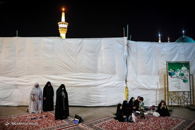 احیای شب نوزدهم رمضان - حرم مطهر رضوی