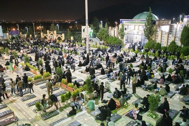 مراسم احیای شب قدر بیست و یکم ماه رمضان - گلزار شهدای کرمان