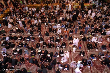 مراسم احیای شب قدر بیست و یکم رمضان، در حرم حضرت سیدالشهدا، اباعبدالله الحسین (ع