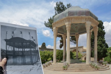عمارت حافظیه مقبره حافظ شیرازی 