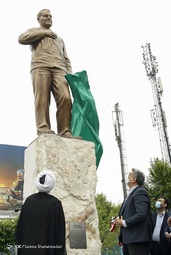 رونمایی از تندیس سردار شهید سلیمانی در تهران