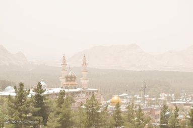 گرد و غبار و آلودگی شدید هوا - کرمان