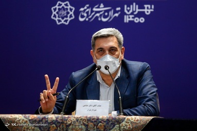 نشست خبری پیروز حناچی شهردار تهران