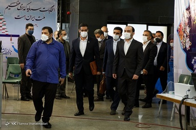 حضور سعید محمد در ستاد انتخابات کشور 