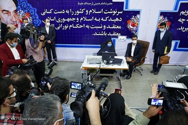 حضور سعید محمد در ستاد انتخابات کشور 