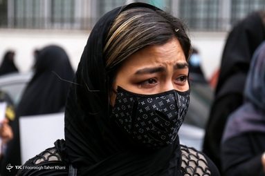 مراسم یاد بود شهدای مدرسه سید الشهدا کابل مقابل سفارت افغانستان