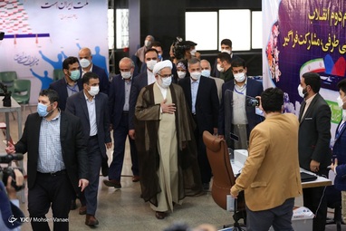 بازدید دادستان کل کشور از روند ثبت نام داوطلبان انتخابات ریاست جمهوری  ۱۴۰۰