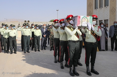 مراسم تشییع ستوان سوم شهید