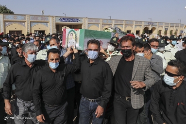 مراسم تشییع ستوان سوم شهید