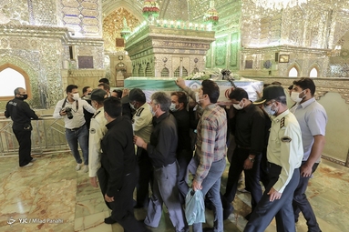 مراسم تشییع ستوان سوم شهید