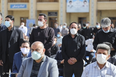 مراسم تشییع ستوان سوم شهید