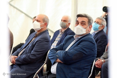 مراسم آغاز عملیات اجرایی خط 10 مترو تهران با حضور شهردار، رئیس شورای شهر و فرمانده قرارگاه خاتم الانبیا(ص)
