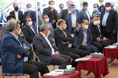 مراسم آغاز عملیات اجرایی خط 10 مترو تهران با حضور شهردار، رئیس شورای شهر و فرمانده قرارگاه خاتم الانبیا(ص)