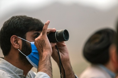 استهلال هلال ماه شوال دئر محل رصدخانه امام علی (ع) - روستای وریج قم