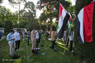 اقامه نماز عیدسعیدفطر - دانشگاه تهران