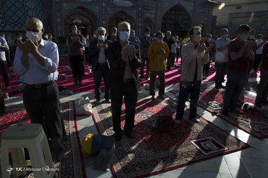 اقامه نماز عیدسعیدفطر - امامزاده صالح (ع) تجریش
