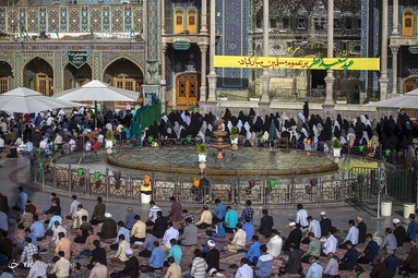 اقامه نماز عید سعید فطر - حرم حضرت معصومه (س)