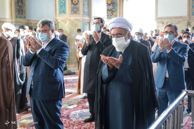 اقامه نماز عید سعید فطر - حرم مطهر رضوی (ع)