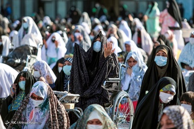 اقامه نماز عید سعید فطر - حرم مطهر رضوی (ع)