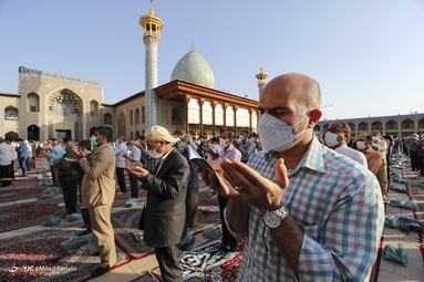 اقامه نماز عید سعید فطر - حرم شاهچراغ (ع)
