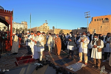 نماز عید فطر در سراسر جهان - لیبی 