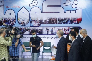 حضور علی لاریجانی رییس سابق مجلس در پنجمین روز ثبت نام داوطلبان انتخابات ۱۴۰۰
