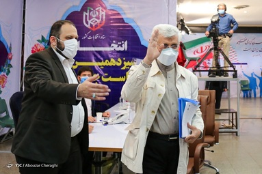 حضور سعید جلیلی دبیر سابق شورای عالی امنیت ملی در آخرین روز ثبت نام داوطلبان انتخابات ۱۴۰۰