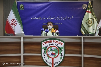 نشست خبری سردار وحید مجید رئیس پلیس فضای تولید و تبادل اطلاعات ناجا
