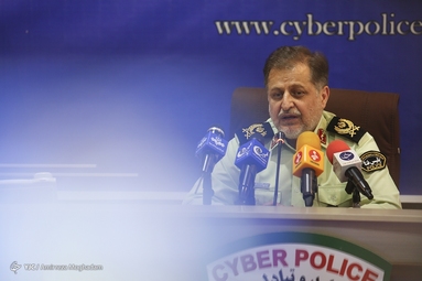 نشست خبری سردار وحید مجید رئیس پلیس فضای تولید و تبادل اطلاعات ناجا
