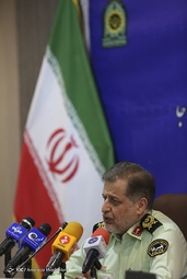 نشست خبری سردار وحید مجید رئیس پلیس فضای تولید و تبادل اطلاعات ناجا