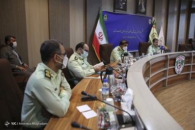 نشست خبری سردار وحید مجید رئیس پلیس فضای تولید و تبادل اطلاعات ناجا