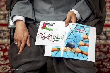 تجمع حوزويان در حمايت از مقاومت و محكوم كردن جنايات رژيم تروريستي اسرائيل با سخنرانی آیت الله علم الهدی و تولیت آستان قدس - مدرسه نواب مشهد