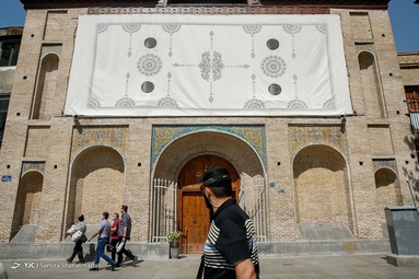 مراسم بازگشایی باب عالی در تاریخی کاخ گلستان