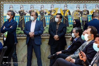 مراسم بازگشایی باب عالی در تاریخی کاخ گلستان