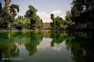 مراسم بازگشایی باب عالی در تاریخی کاخ گلستان