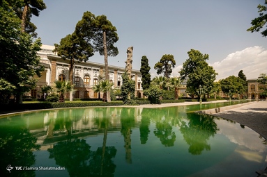 مراسم بازگشایی باب عالی در تاریخی کاخ گلستان