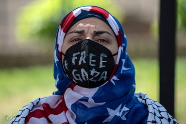 تظاهرات حمایت از مردم مظلوم فلسطین -  آمریکا