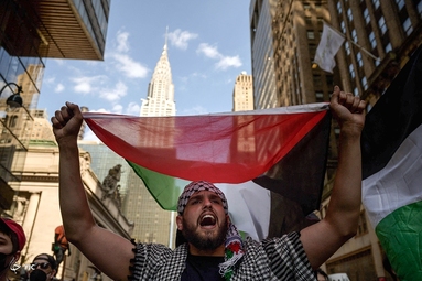 تظاهرات حمایت از مردم مظلوم فلسطین -  آمریکا