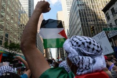 تظاهرات حمایت از مردم مظلوم فلسطین -  آمریکا
