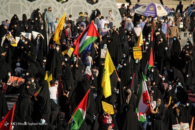 تجمع حمایت از مردم مظلوم غزه  - میدان امام حسین(ع)