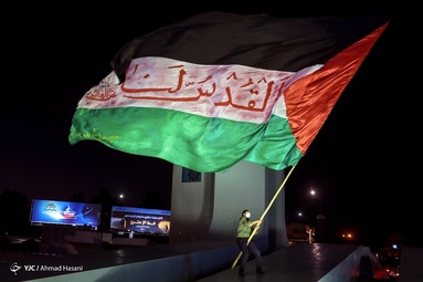 جشن پیروزی مقاومت اسلامی فلسطین - مشهد مقدس
