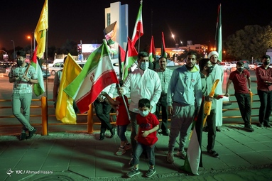جشن پیروزی مقاومت اسلامی فلسطین - مشهد مقدس